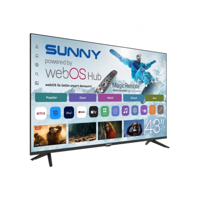 Sunny SN43FPRL Full HD (FHD) TV (TRSNDLD043270000) gorsel 2